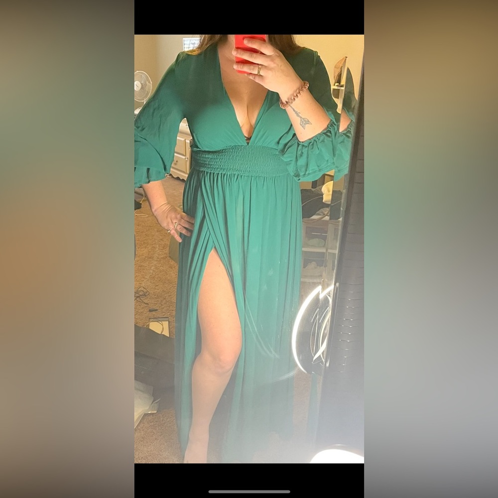Adorable green dress